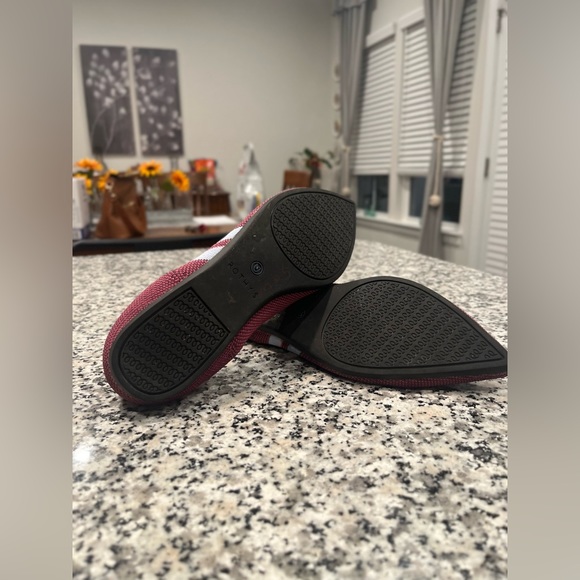 EUC, Rothy’s, Retired Magenta Racing Stripes, Point Toe Flats, Women’s Size 8 🤍 - Picture 7 of 10
